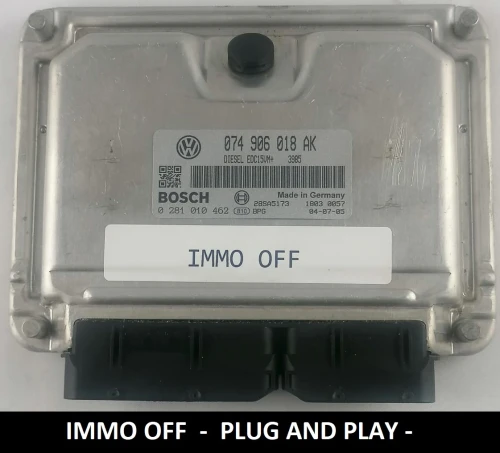 0281010462 074906018AK centralina do motor Bosch VW T4 / LT 2.5 TDI