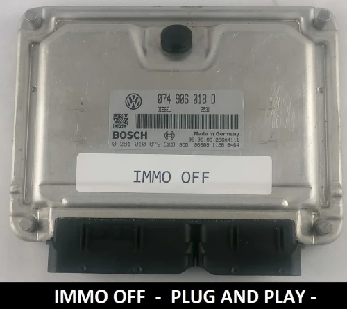 0281010079 074906018D centralina do motor Bosch VW T4 / LT 2.5 TDI