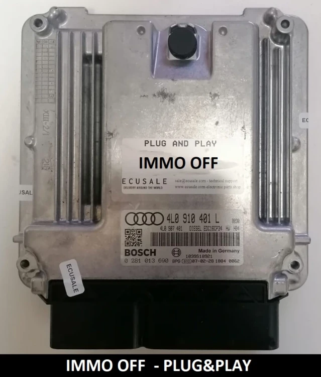0281013690 4L0910401L sterownik silnika Bosch EDC16CP34 Audi Q7 3.0 TDI