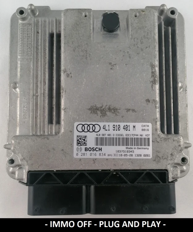 0281016834 4L1910401M centralina motore Bosch EDC17CP44 Audi Q7 3.0 TDI