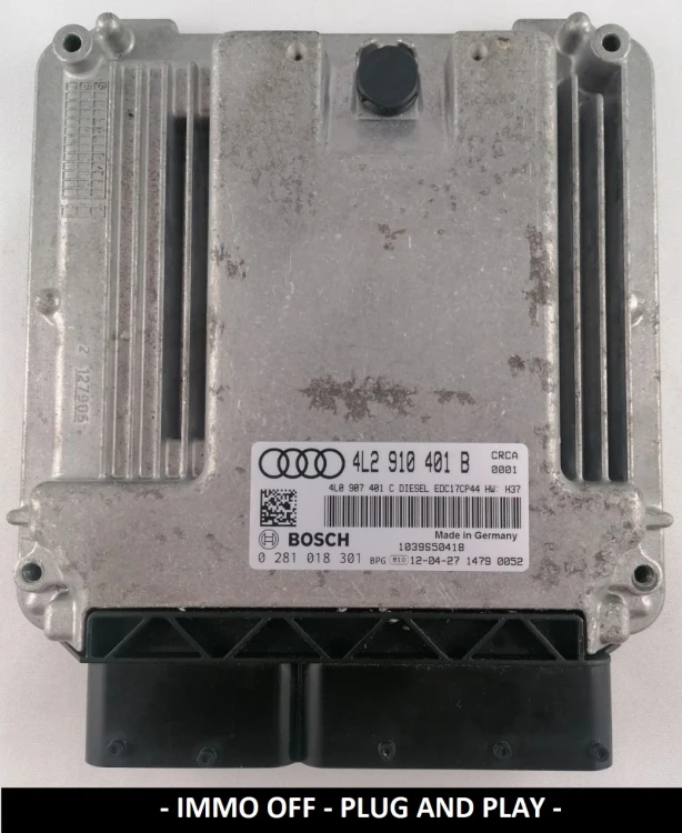 0281018301 4L2910401B Motorsteuergerät Bosch EDC17CP44 Audi Q7 3.0 TDI