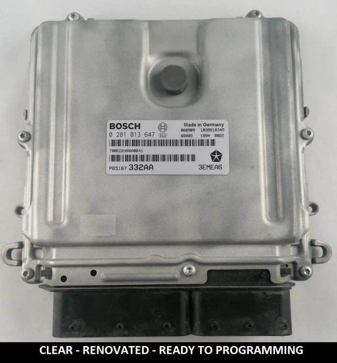 0281013647 P05187332AA Motorsteuergerät Bosch Jeep Grand Cherokee / Commander 3.0 CRD