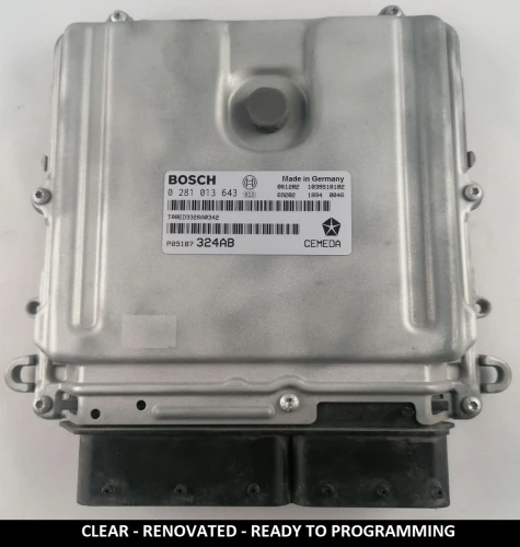 0281013643 P05187324AB sterownik silnika Jeep Grand Cherokee 3.0 CRD VIRGIN Bosch 0 281 013 643