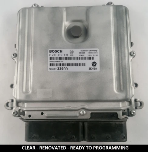 0281013646 P05187330AA Überholtes Motorsteuergerät 330AA JEEP 3.0