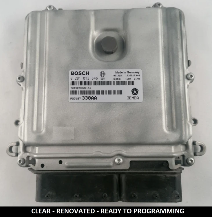 Sterownik silnika 0281013646 P05187330AA Jeep 3.0 CRD VIRGIN