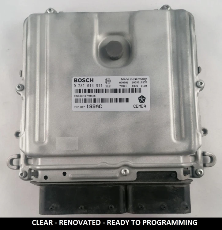 0281013911 P05187189AC 189AC sterownik silnika ECU Jeep Grand Cherokee 3.0 CRD Bosch EDC16CP31 Virgin