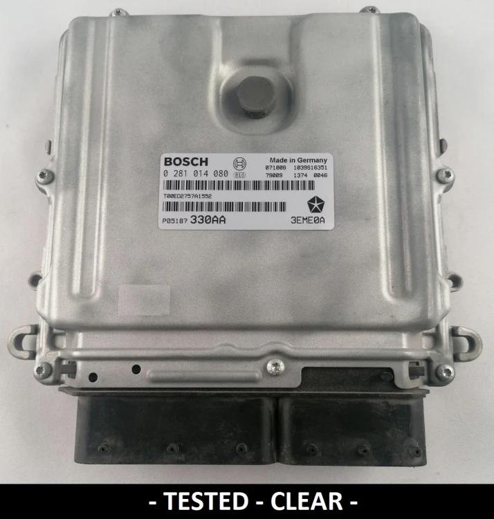 Sterownik silnika 0281014080 P05187330AA Jeep 3.0 CRD Virgin