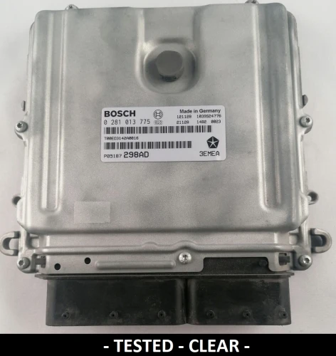 0281013775 P05187298AD calculateur moteur Bosch Jeep Grand Cherokee / Commander 3.0 CRD
