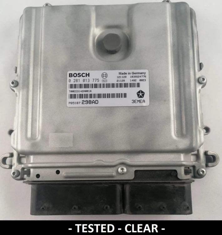0281013775 P05187298AD Motorsteuergerät Bosch Jeep Grand Cherokee / Commander 3.0 CRD