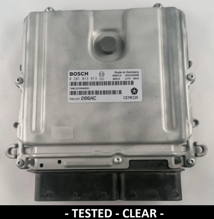 0281013913 P05187206AC centralina motore Bosch Jeep Grand Cherokee / Commander 3.0 CRD
