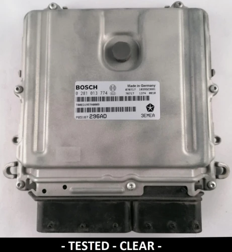 calculateur moteur Bosch EDC16CP31 0281013774 P05187296AD Jeep Grand Cherokee Commander 3.0 CRD