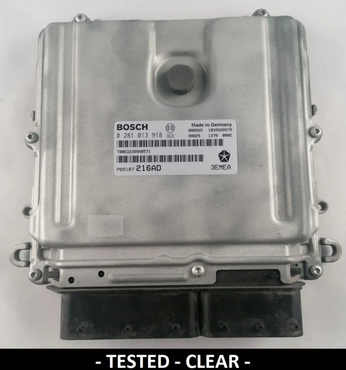 0281013918 P05187216AD calculateur moteur Bosch Jeep Grand Cherokee / Commander 3.0 CRD