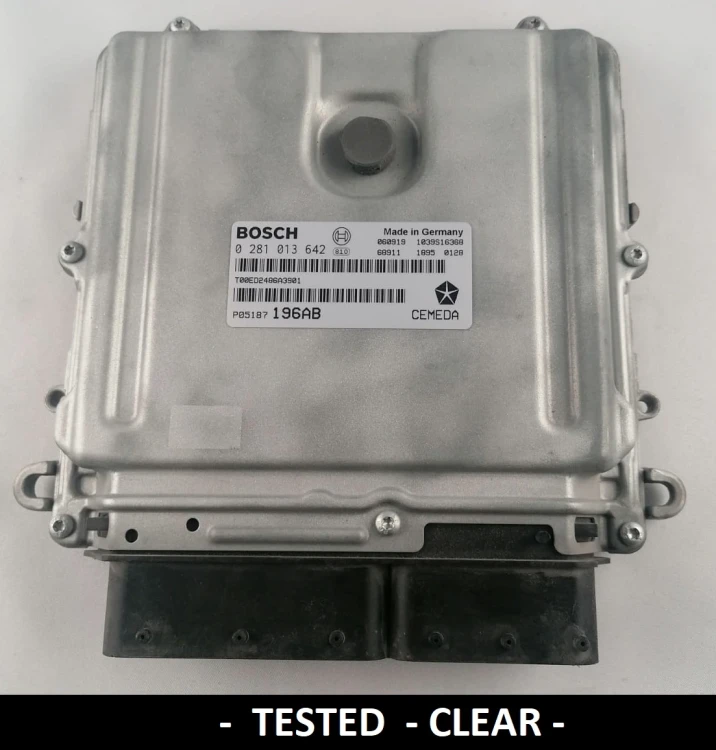 0281013642 P05187196AB centralina do motor Bosch Jeep Grand Cherokee / Commander 3.0 CRD