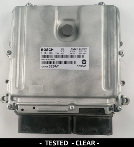 0281013362 P05094329AF sterownik silnika Bosch Jeep Grand Cherokee / Commander 3.0 CRD
