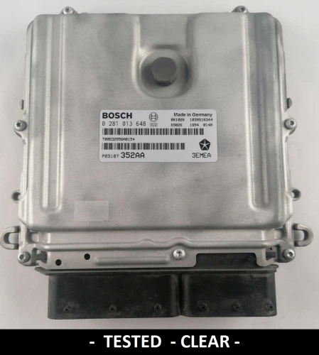 0281013648 P05187352AA calculateur moteur Bosch Jeep Grand Cherokee / Commander 3.0 CRD
