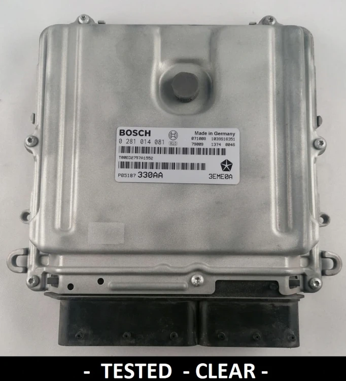 Sterownik silnika 0281014081 P05187330AA Jeep 3.0 CRD VIRGIN