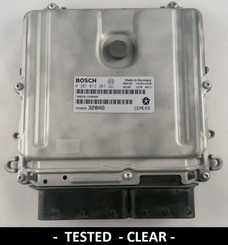 0281013361 P05094328AG calculateur moteur Bosch Jeep Grand Cherokee / Commander 3.0 CRD