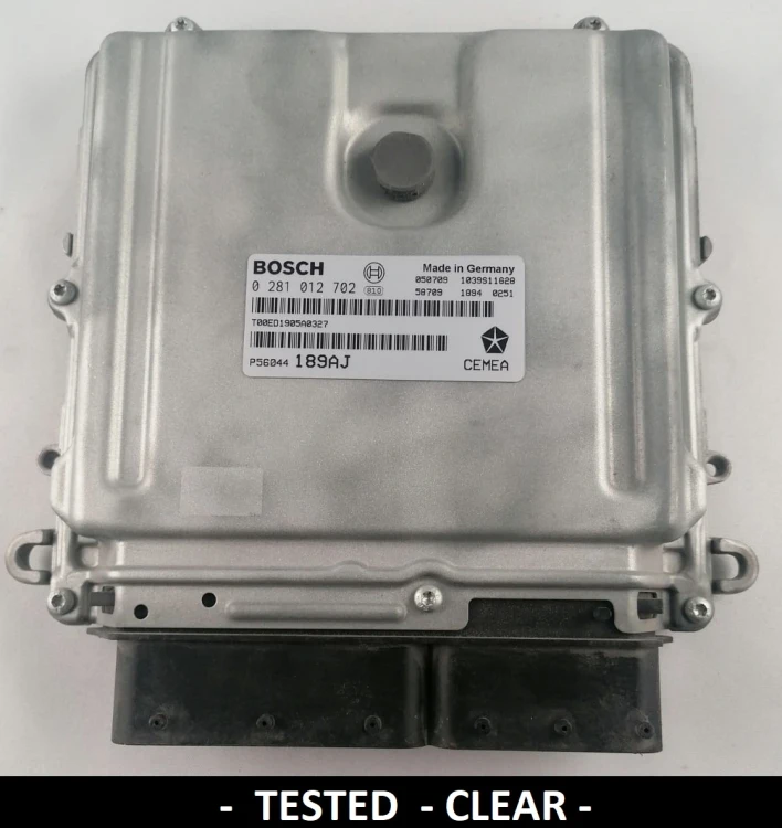 0281012702 P56044189AA calculateur moteur Bosch Jeep Grand Cherokee / Commander 3.0 CRD