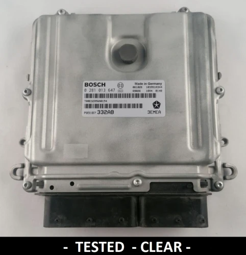 0281013647 P05187332AB centralina motore Bosch Jeep Grand Cherokee / Commander 3.0 CRD