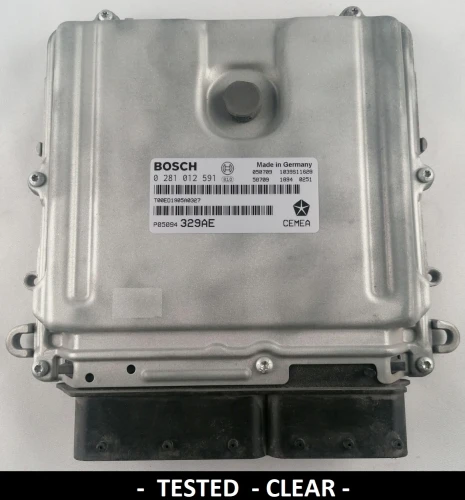 0281012591 P05094329AE calculateur moteur Bosch Jeep Grand Cherokee 3.0 CDI