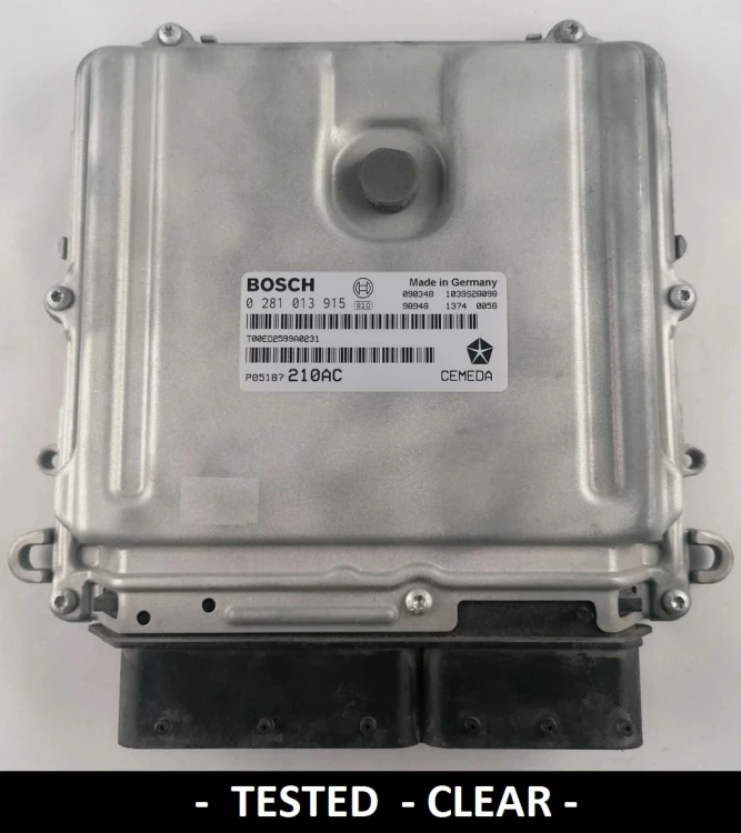 0281013915 P05187210AC calculateur moteur Bosch Jeep Grand Cherokee 3.0 CDI