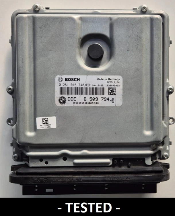 8509794 0281016748 sterownik silnika BMW 3.0 Diesel DDE8509794 535d
