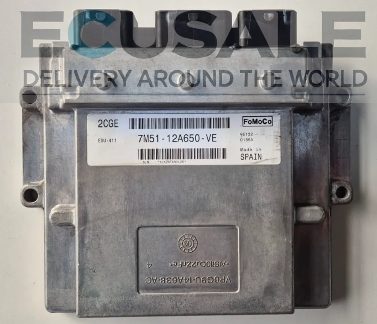 Calculateur moteur Ford 7M51-12A650-VE ESU-411 prêt à l’installation