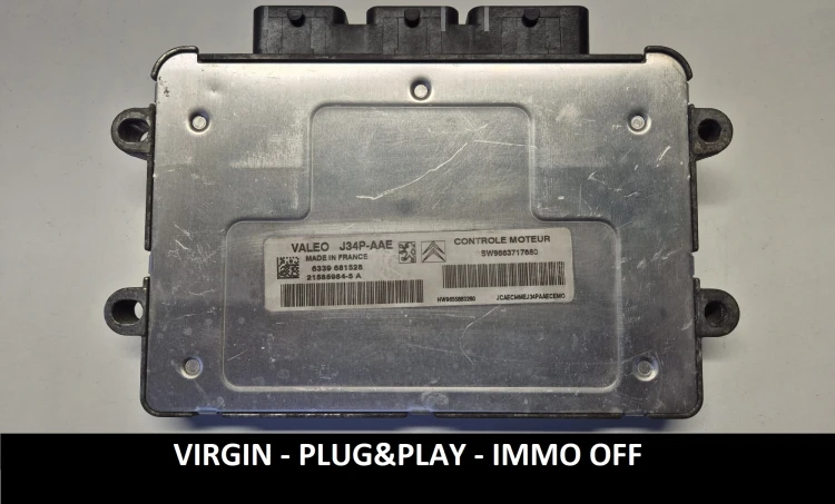 9663717680 21585984-5 sterownik silnika Valeo J34P Peugeot Citroën IMMO OFF