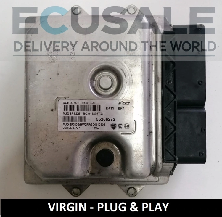 Calculateur moteur VIRGIN pour Fiat Doblo 1.3 – Plug and Go – prêt à l’installation