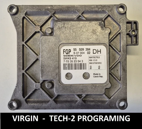 55559394 DH 5WK9419 sterownik silnika Siemens Opel Astra H / Zafira B 1.6 Z16XER Virgin