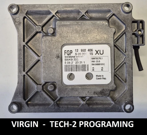12992406 XU 5WK9395 centralina do motor Siemens Opel Astra H 1.8 Z18XER Virgin