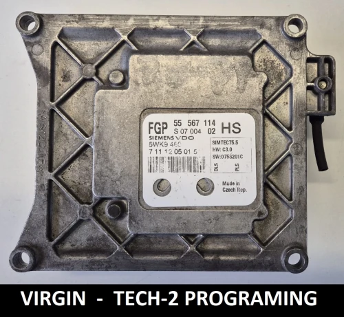 55567114 HS 5WK9460 centralina motore Siemens Opel Astra H / Zafira B benzina Virgin