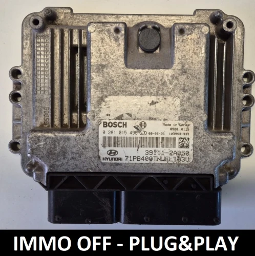 0281015496 39111-2A050 sterownik silnika Bosch Hyundai i20 1.4