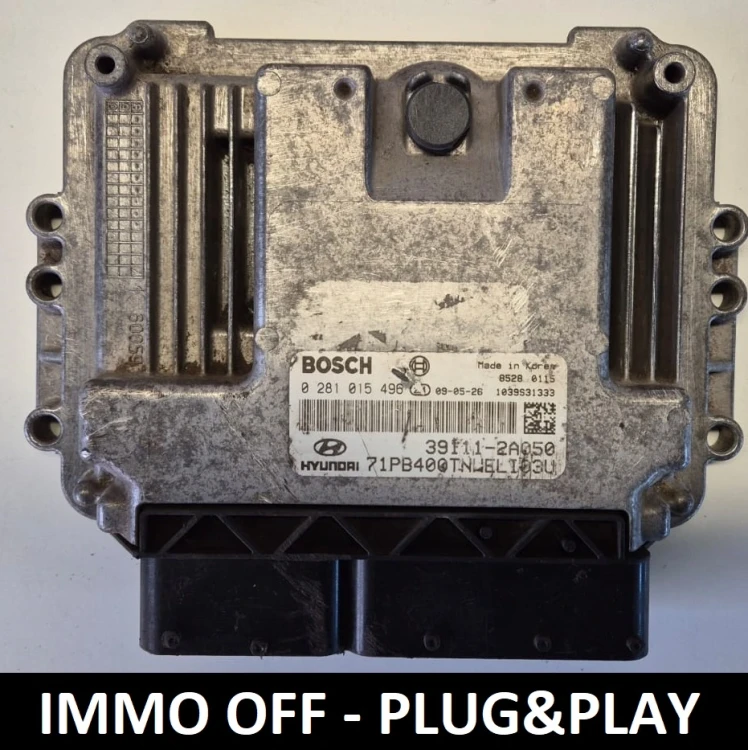 0281015496 39111-2A050 sterownik silnika Bosch Hyundai i20 1.4