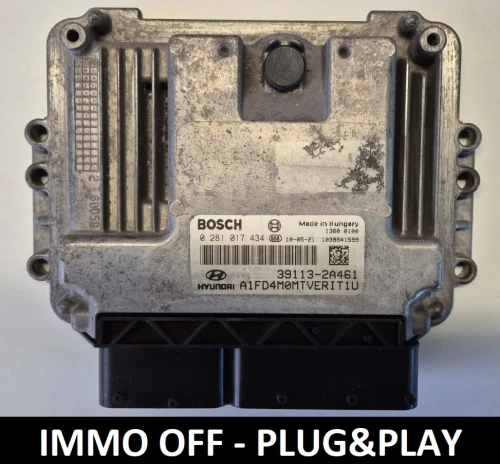 0281017434 39113-2A461 centralina do motor Bosch Hyundai i30 1.6