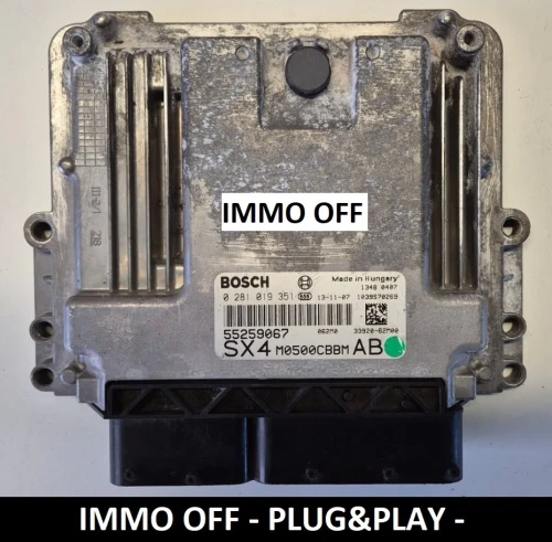 0281019351 55259067 centralina do motor Bosch Suzuki SX4 S-Cross 1.6
