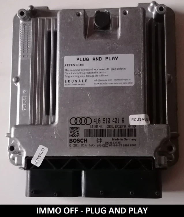 0281014406 4L0910401R calculateur moteur Bosch EDC16CP34 Audi Q7 3.0 TDI