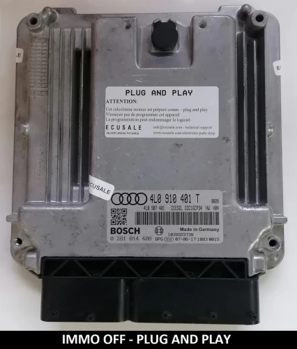 0281014408 4L0910401T centralina motore Bosch EDC16CP34 Audi Q7 3.0 TDI