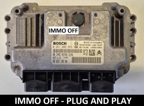 calculateur moteur PEUGEOT 207 CITROEN C3 0261208965 9662519580 ME7.4.5