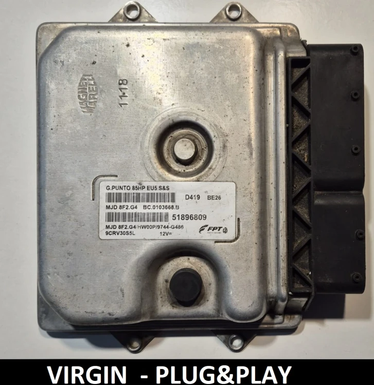 51896809 MJD 8F2.G4 calculateur moteur Fiat Punto 1.3 Multijet