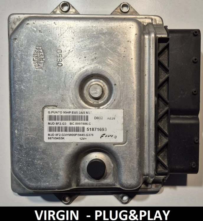 51871693 MJD 8F2.G3 centralina do motor Fiat Grande Punto 1.3 Multijet