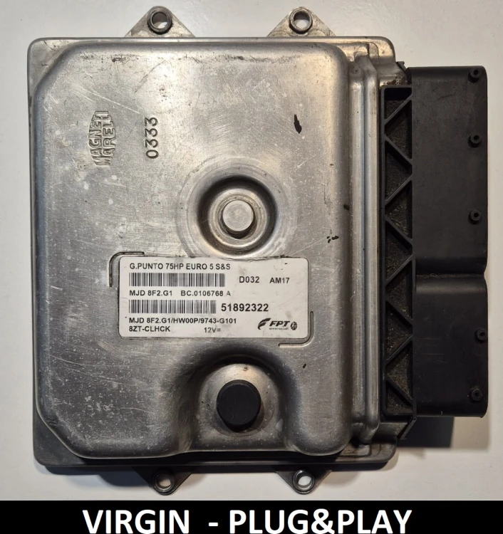 51892322 MJD 8F2.G1 sterownik silnika Fiat Punto 1.3 Multijet