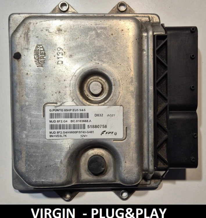 51880758 MJD 8F2.G4 centralina do motor Fiat Punto 1.3 Multijet