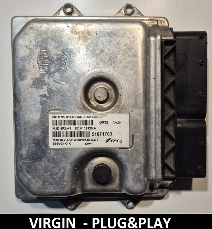 51871703 MJD 8F2.A3 centralina motore Alfa Romeo MiTo 1.3 Multijet