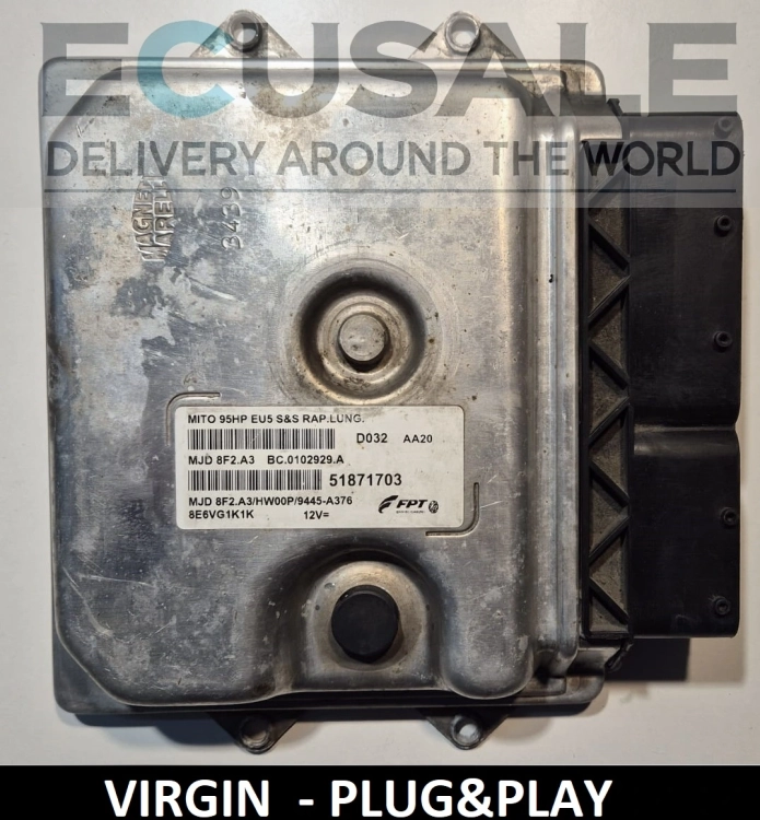 Centralita 51871703 MJD8F2A3 para Alfa Romeo MiTo 1.3 – IMMO OFF, Plug and Play, probada