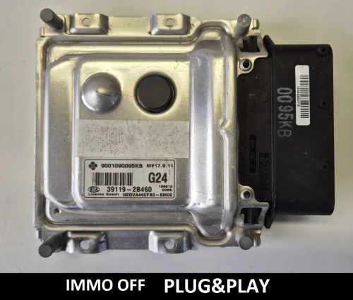 39119-2B460 G24 9001090095KB sterownik silnika KIA Ceed 1.4 IMMO OFF Plug and Play