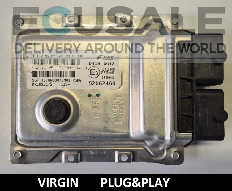 CALCULATEUR MOTEUR LANCIA YPSILON 52062460 9GF.TG PLUG &amp;amp;amp;amp; PLAY 9GFTG