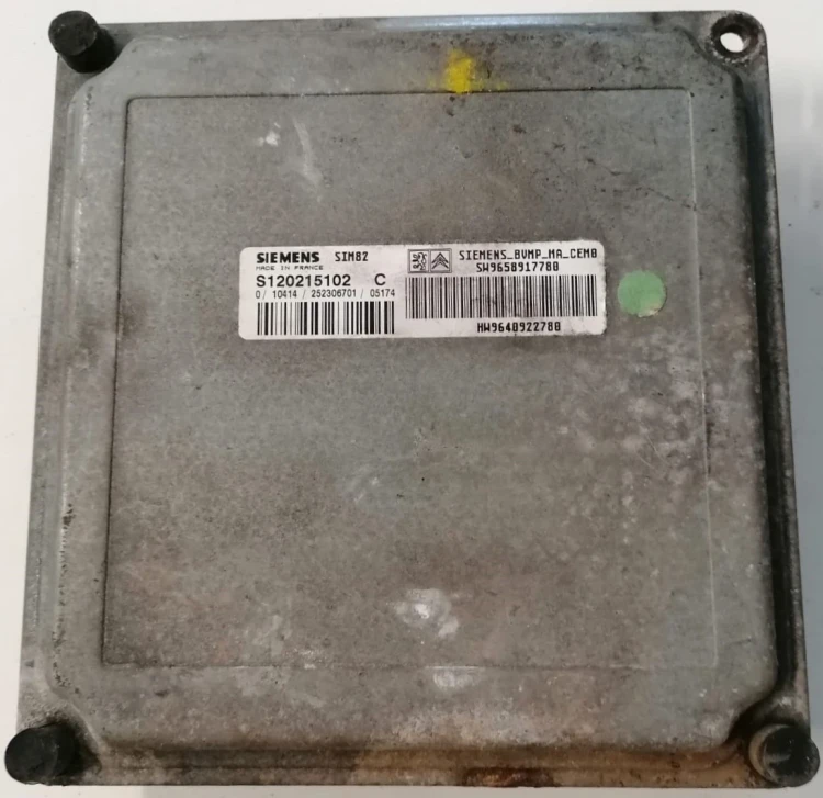S120215102C 9658917780 calculateur de boîte de vitesses Citroën C2