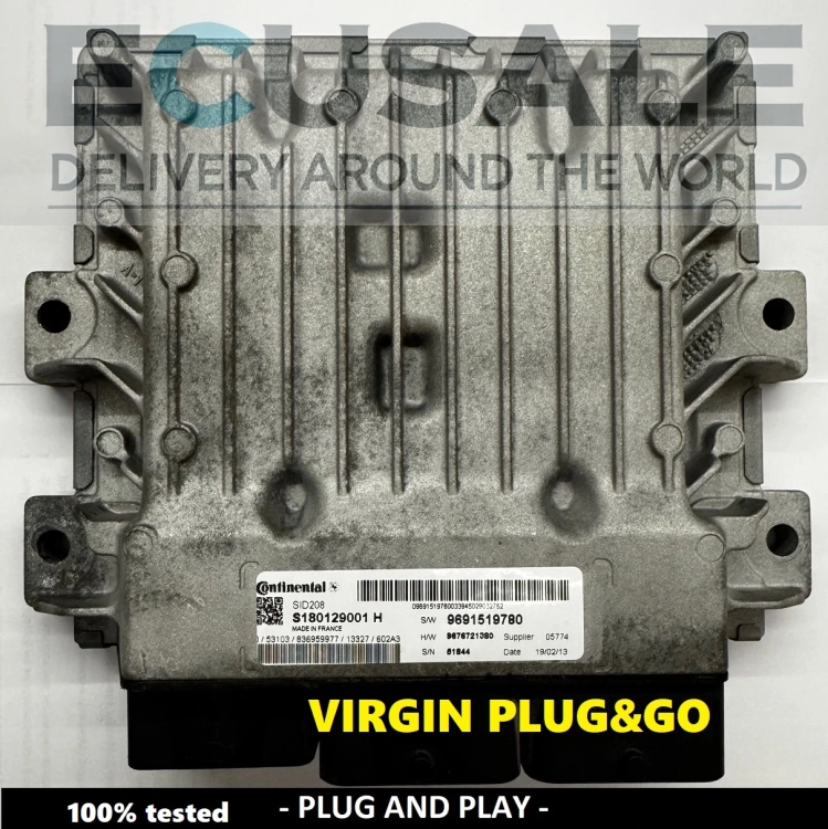 S180129001H calculateur de moteur 9691519780