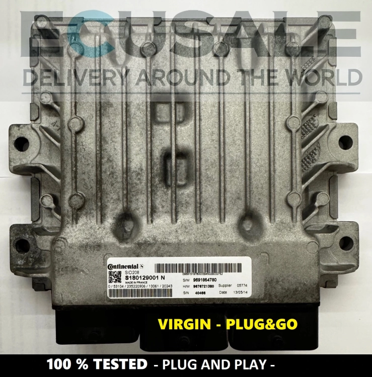 calculateur de moteur ECU S180129001N  SID208